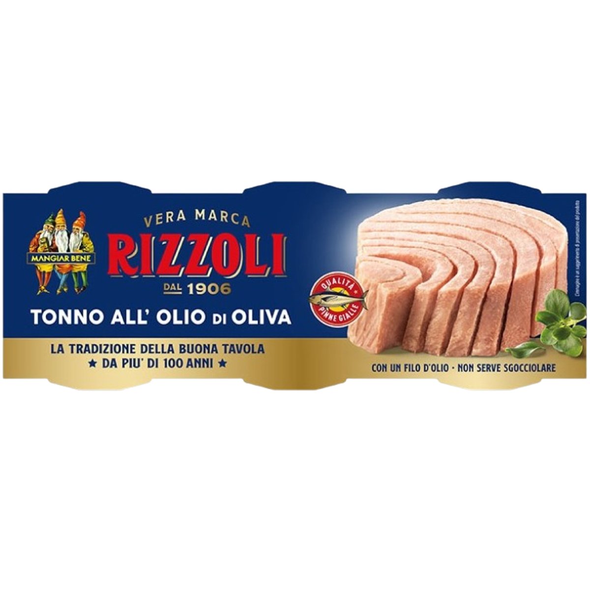 Rizzoli Tonhal olívaolajban 3x65g (195 g)