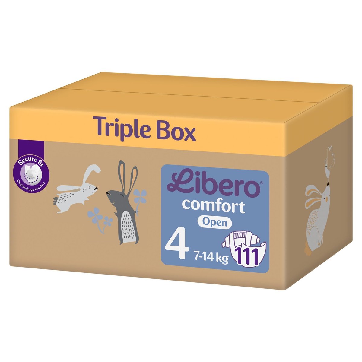 Libero Comfort 4 TRIPLE BOX nadrágpelenka 7-14 kg (4-es méret)