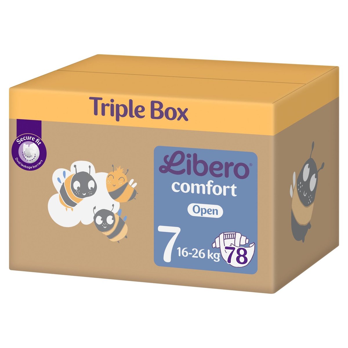 Libero Comfort 7 TRIPLE BOX nadrágpelenka 16-26 kg  (7-es méret)