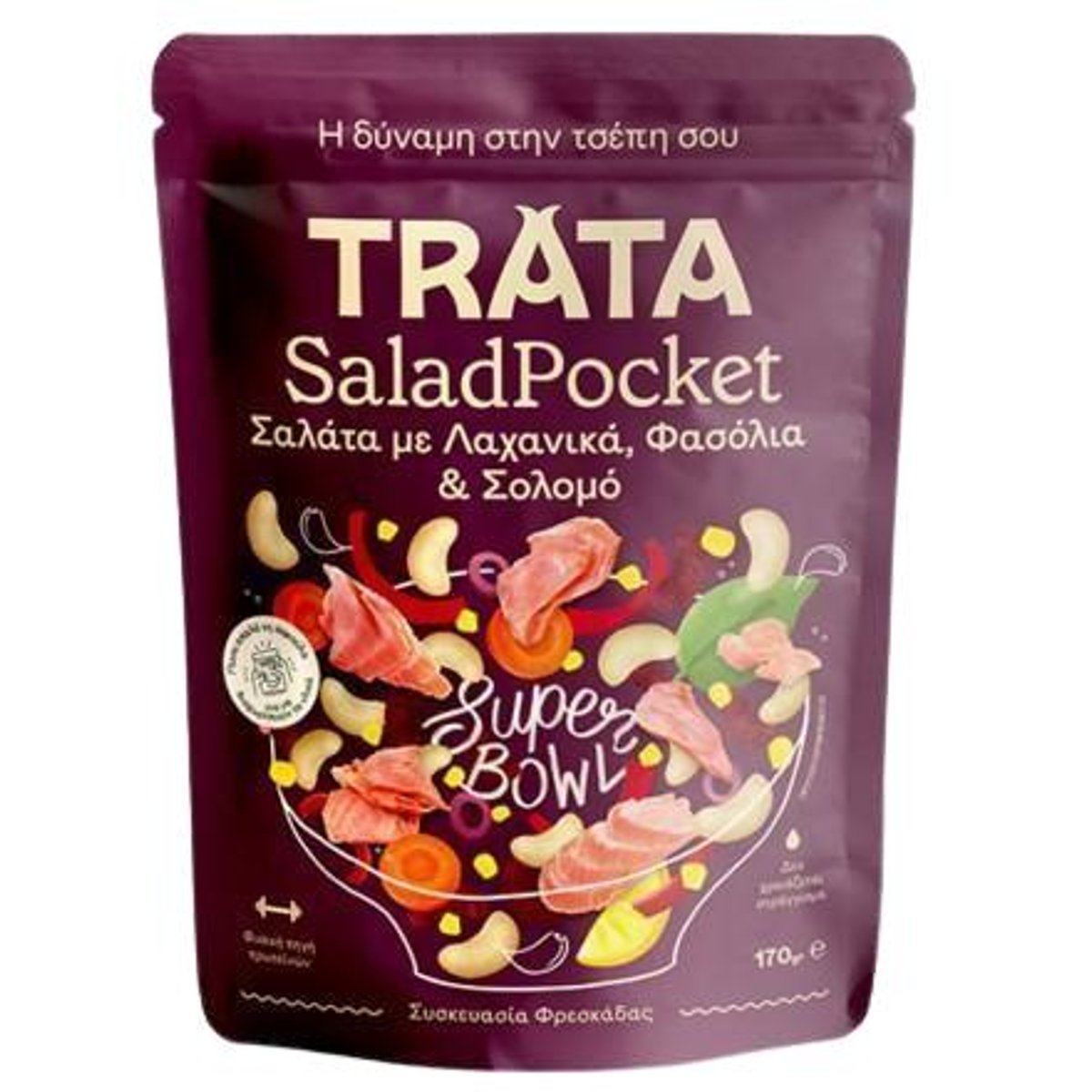 TRATA Lazac saláta Super Bowl Babbal