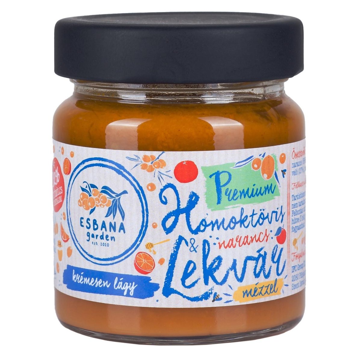 ESBANA garden Homoktövises narancs lekvár mézzel
