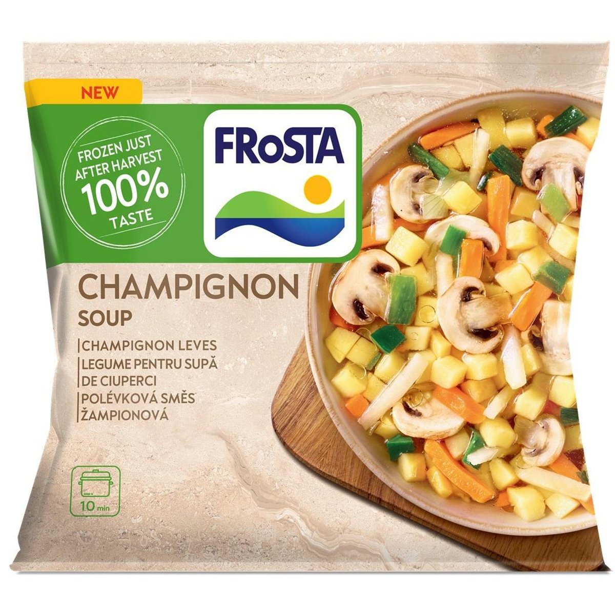 FRoSTA gyorsfagyasztott zöldség mix champignon gombával
