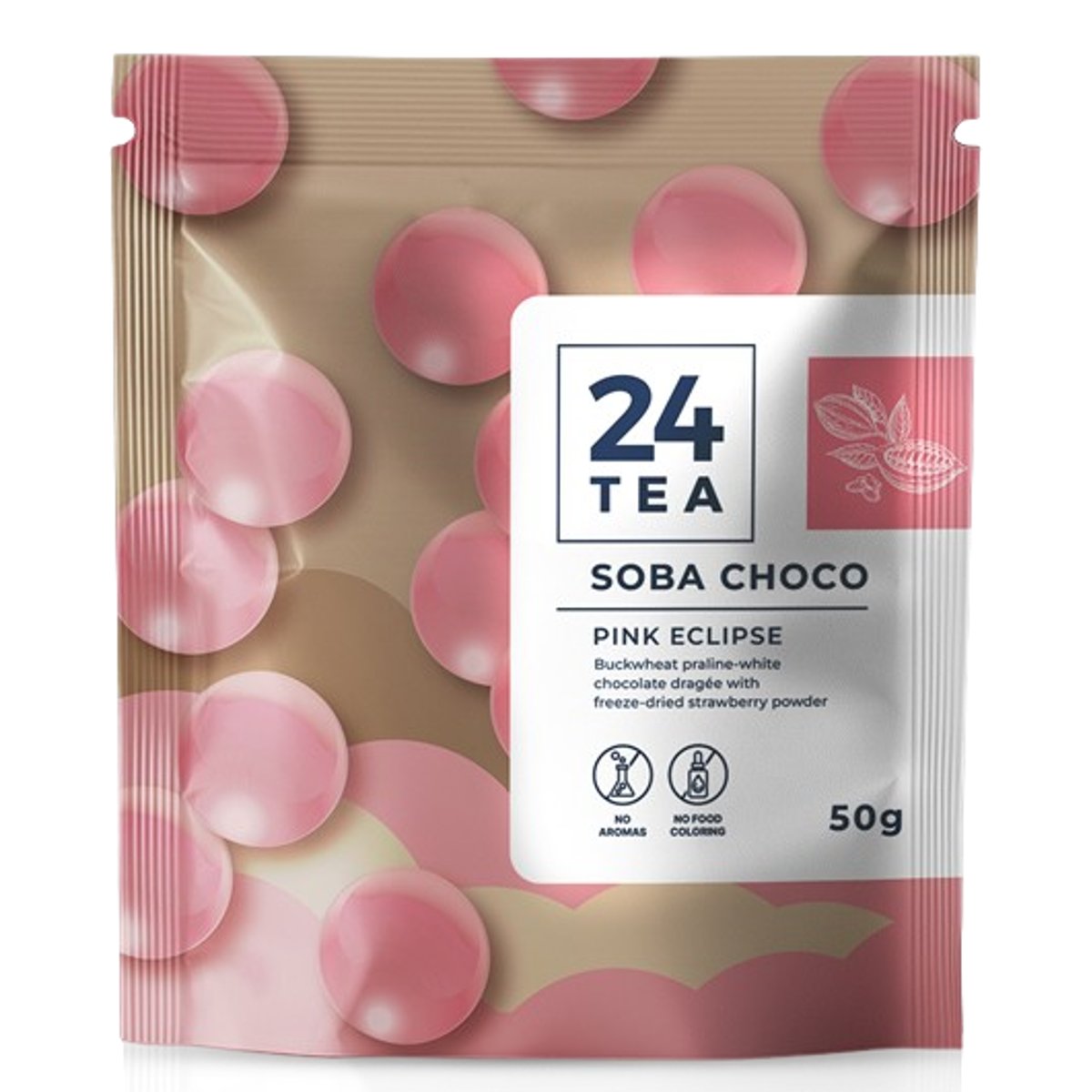 24tea Soba Choco Pink Eclipse epres fehércsokis drazsé