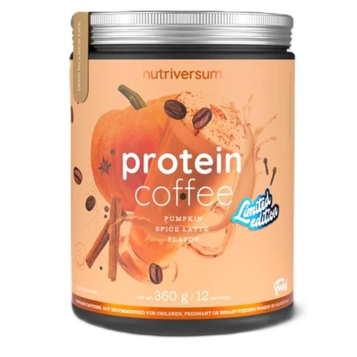 Nutriversum Limited Edition Protein Coffee pumpkin-spice latte proteines kávé