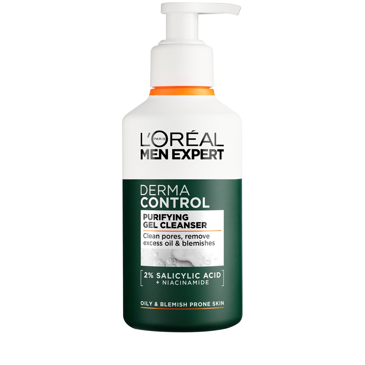 L'ORÉAL PARIS Men Expert Derma Control arctisztító gél