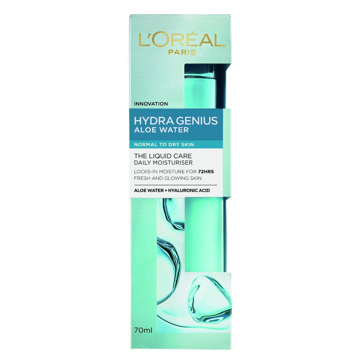 L'Oréal Paris Hydra Genius hidratáló arcápoló normál és vegyes bőrre, 70 ml
