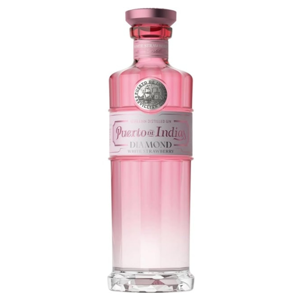 Puerto de Indias Diamond white strawberry gin 41%