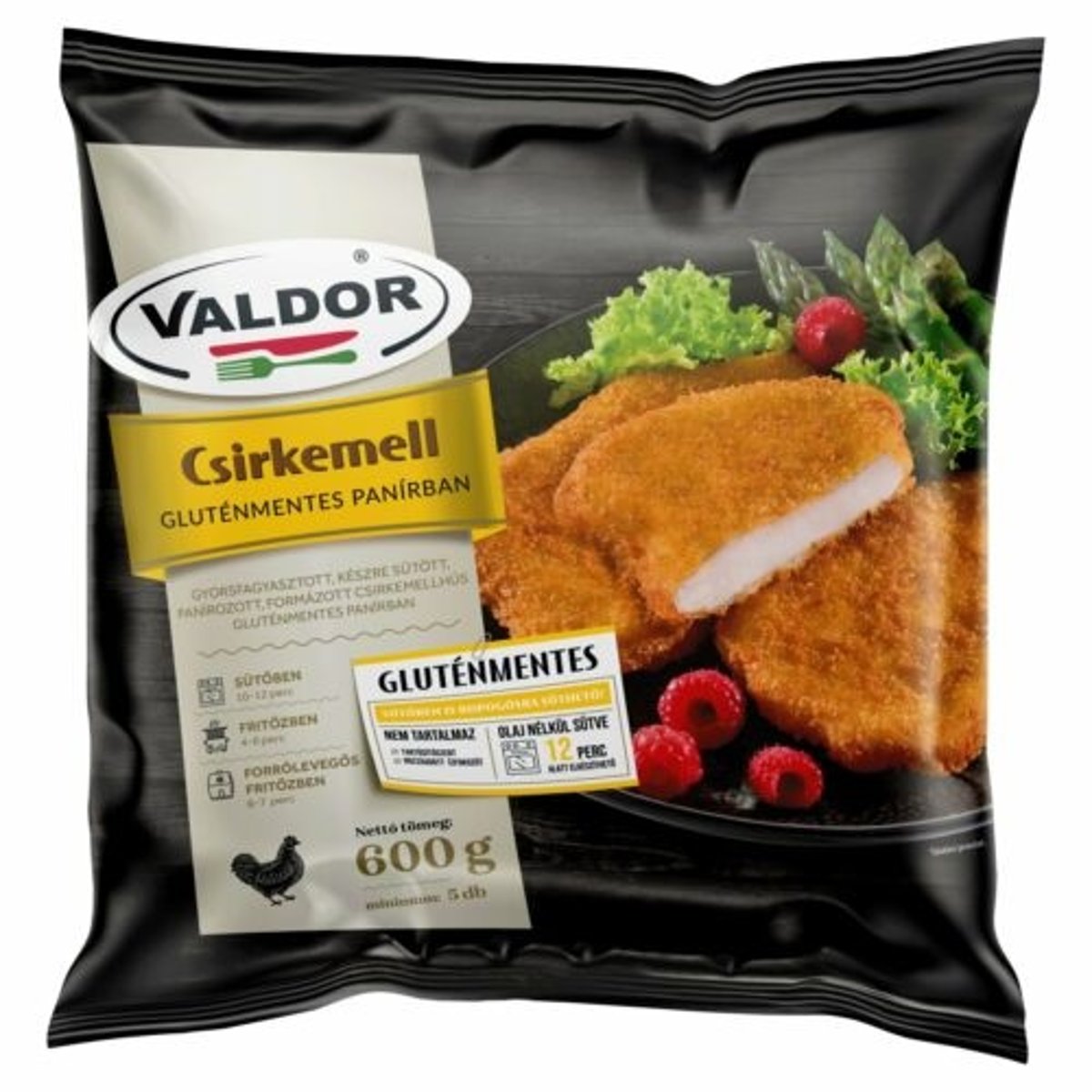 Valdor Csirkemellfilé gluténmentes panírban