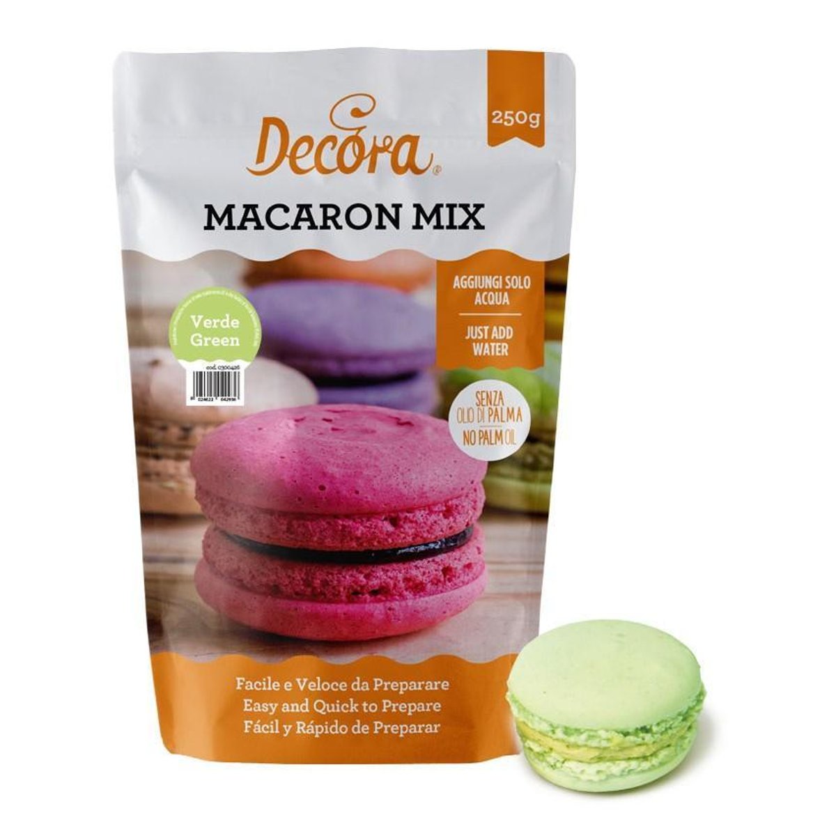 Decora Macaron Mix, zöld