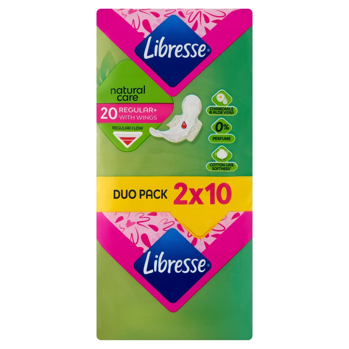 Libresse Natural Care Ultra Normal egészségügyi betét Economy Pack
