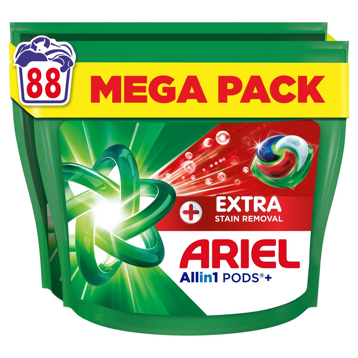 Ariel PODS+ Mosókapszula Extra Clean, 88 db