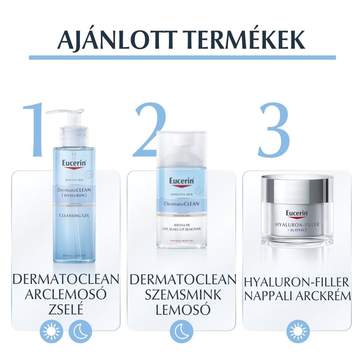 Eucerin DermatoCLEAN szemfestéklemosó 125ml