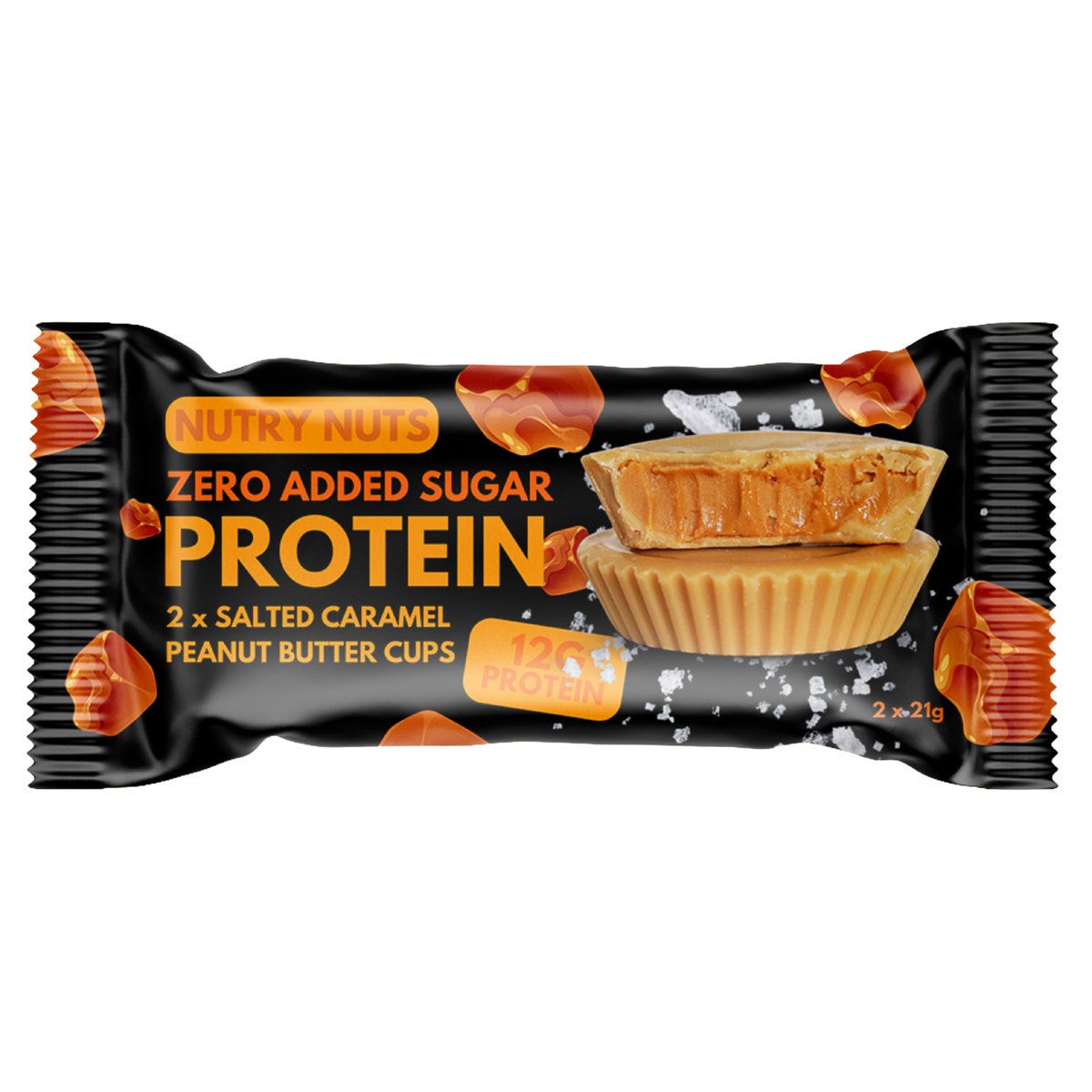 Nutry Nuts Földimogyoróvajas, Sós Karamellás Protein Csokikorong