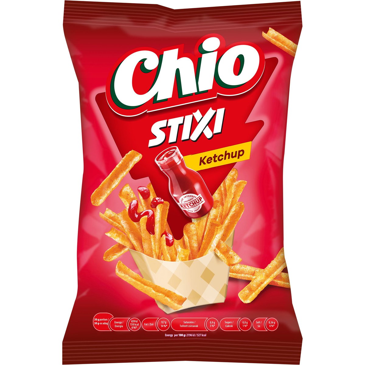 Chio Stixi ketchup ízű burgonyachips