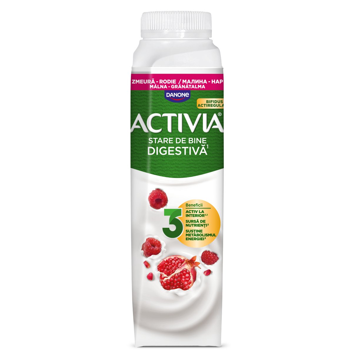 Danone Activia ital málna-gránátalma