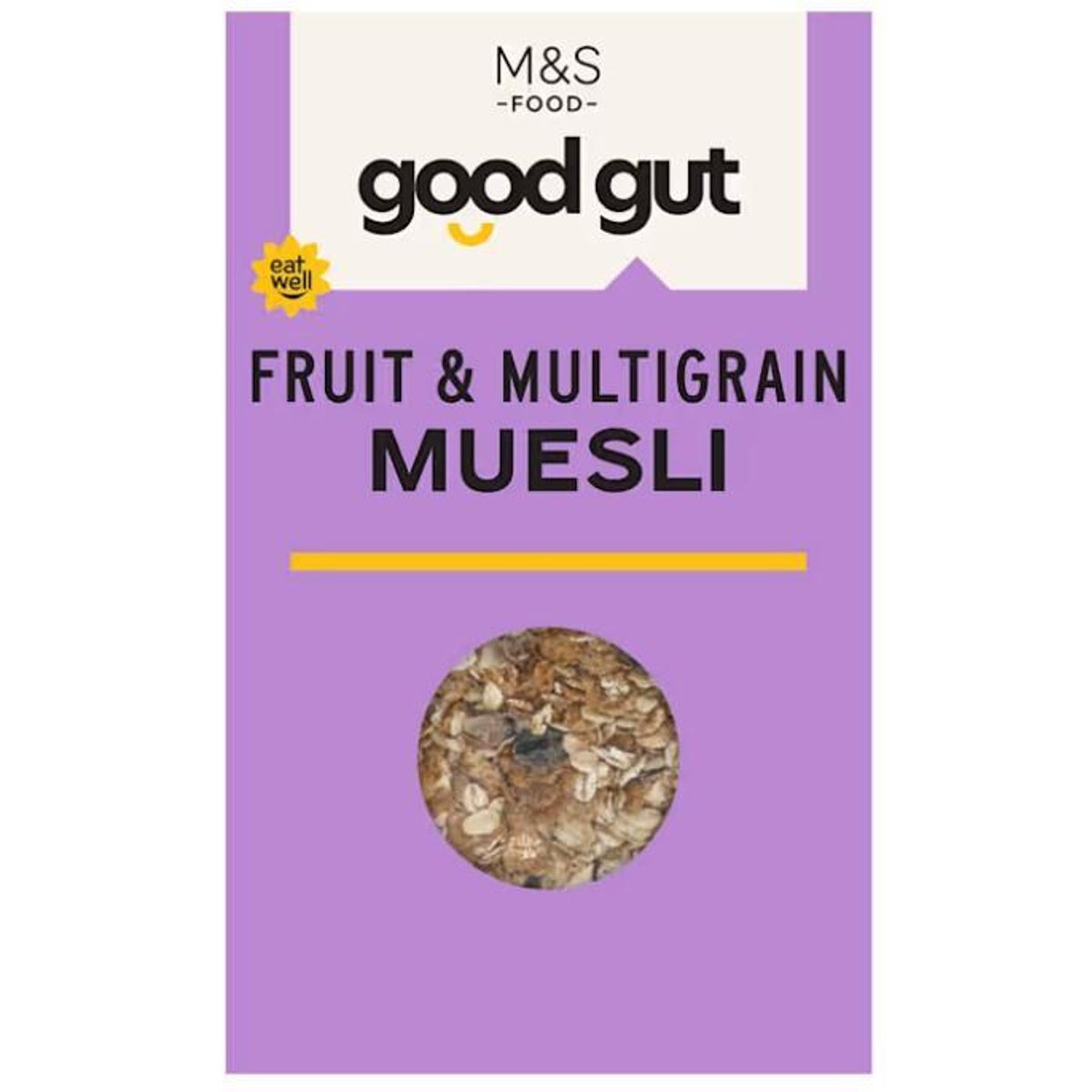 Marks & Spencer Teljes kiőrlésű zabpehely müzli aszalt gyümölcsökkel, aprított pörkölt törökmogyoróval