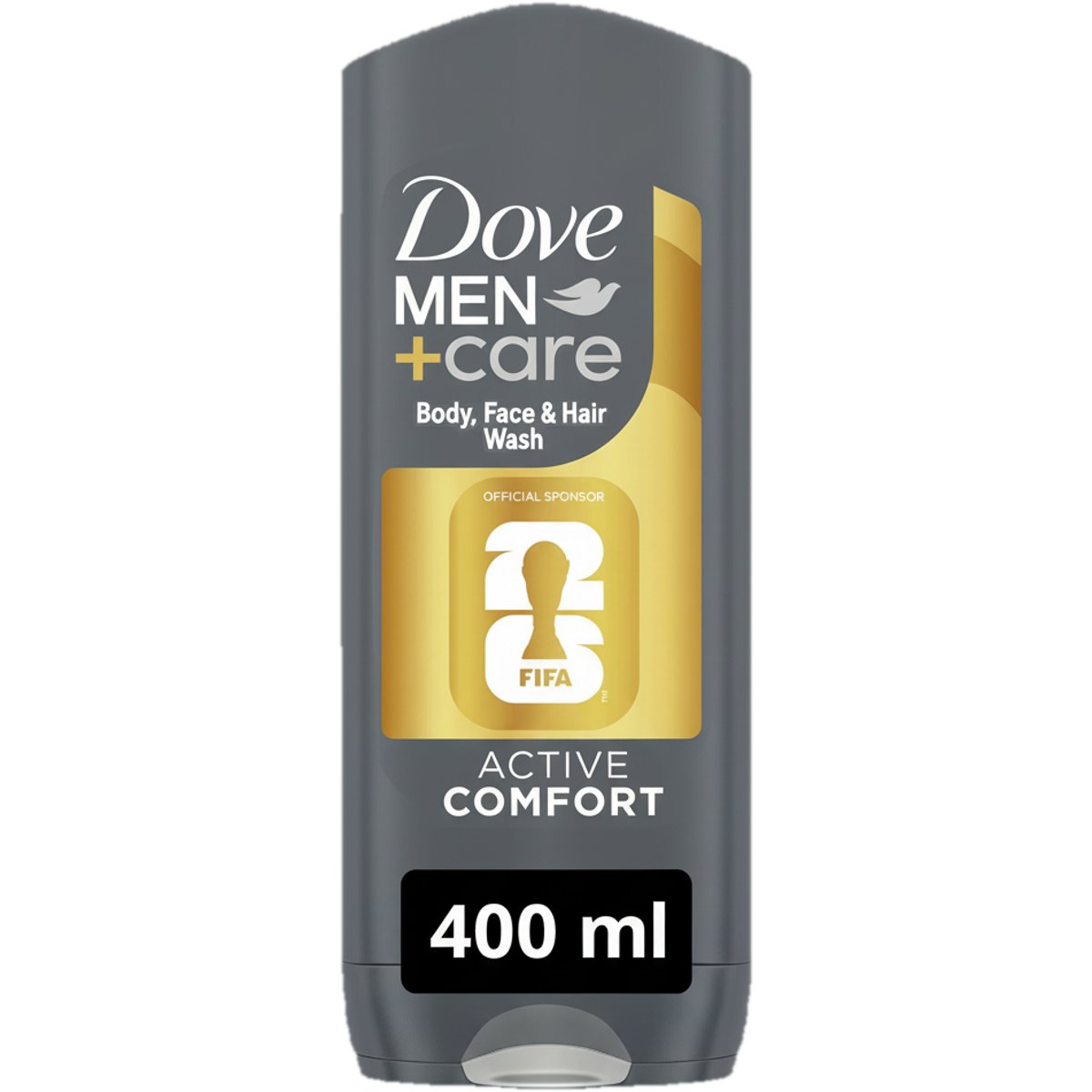 Dove Men+Care Active Comfort FIFA limitált kiadású tusfürdő, 400 ml