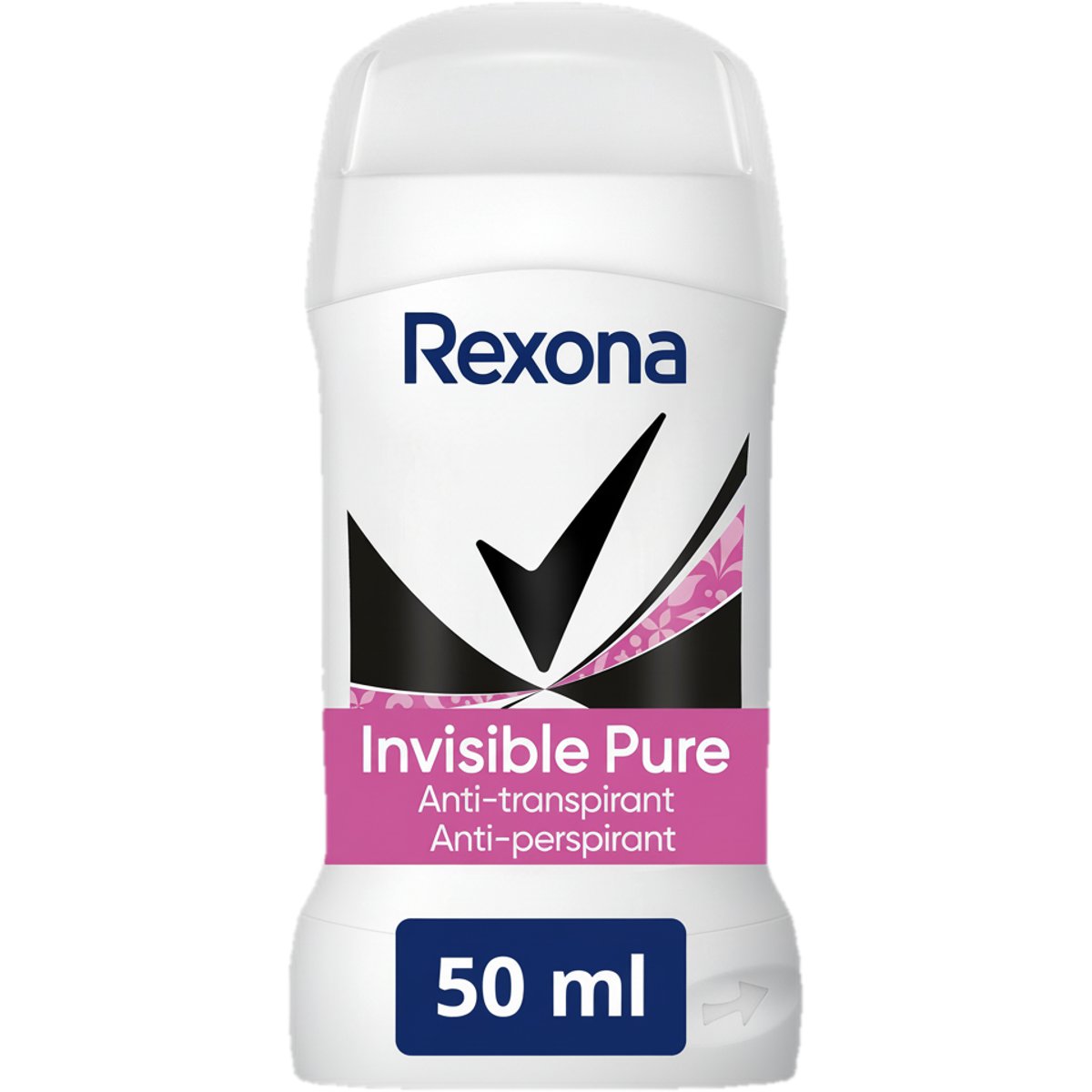 Rexona Invisible Pure női izzadásgátló stift, 50 ml