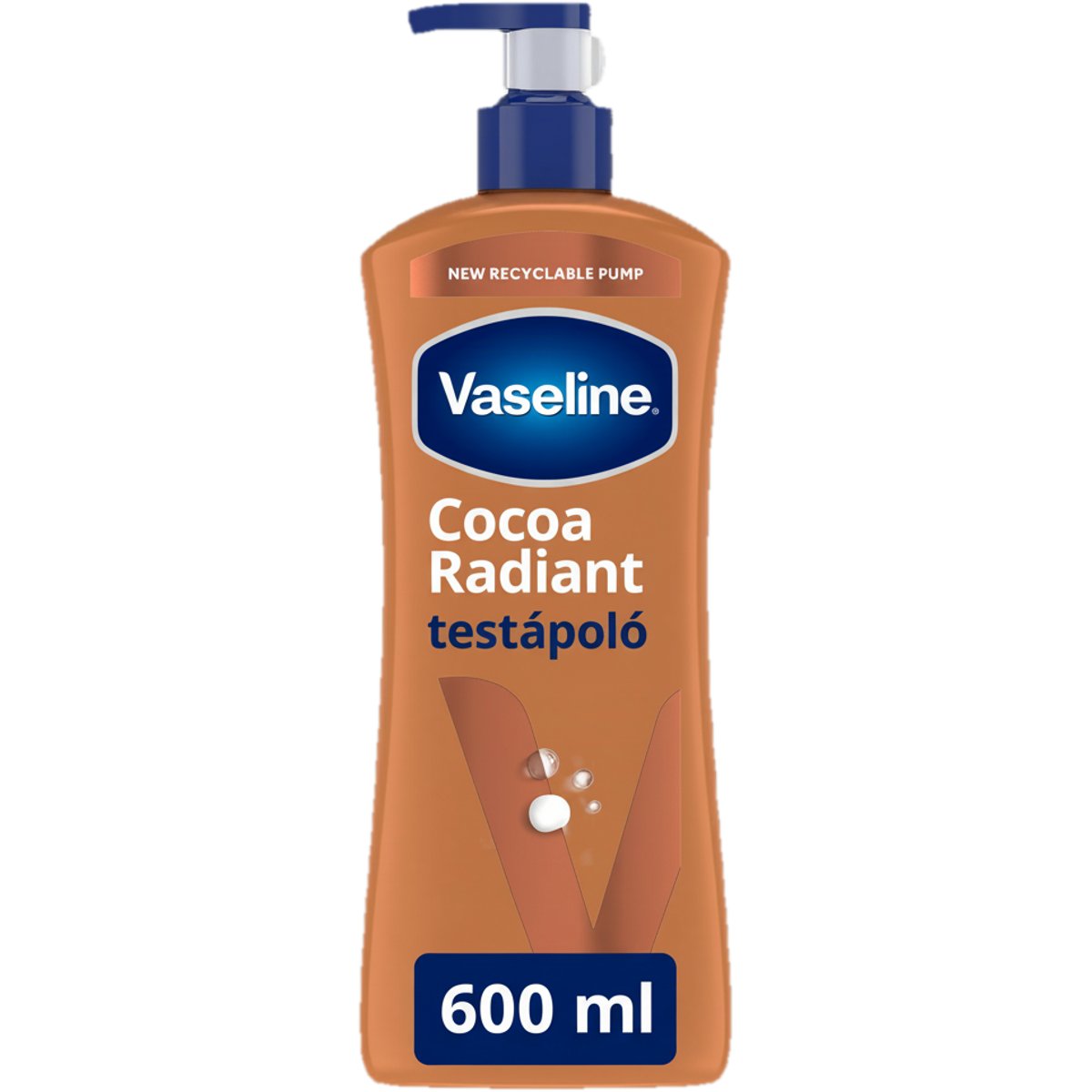 Vaseline Cocoa Radiant hidratáló kakaóvajas testápoló, 600 ml
