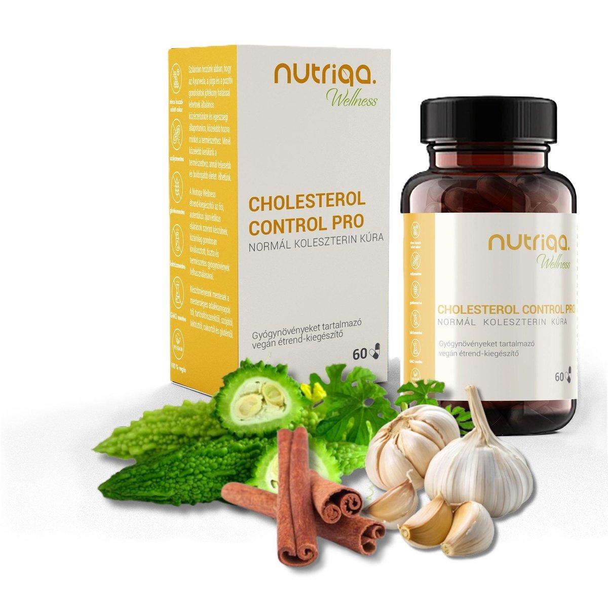 NUTRIQA Wellness Cholesterol Control Pro kapszulák (60db)