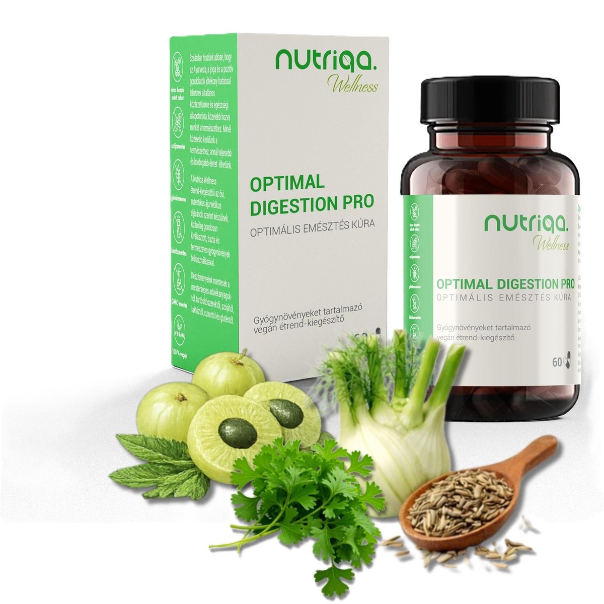 NUTRIQA Wellness Optimal Digestion Pro kapszulák (60db)