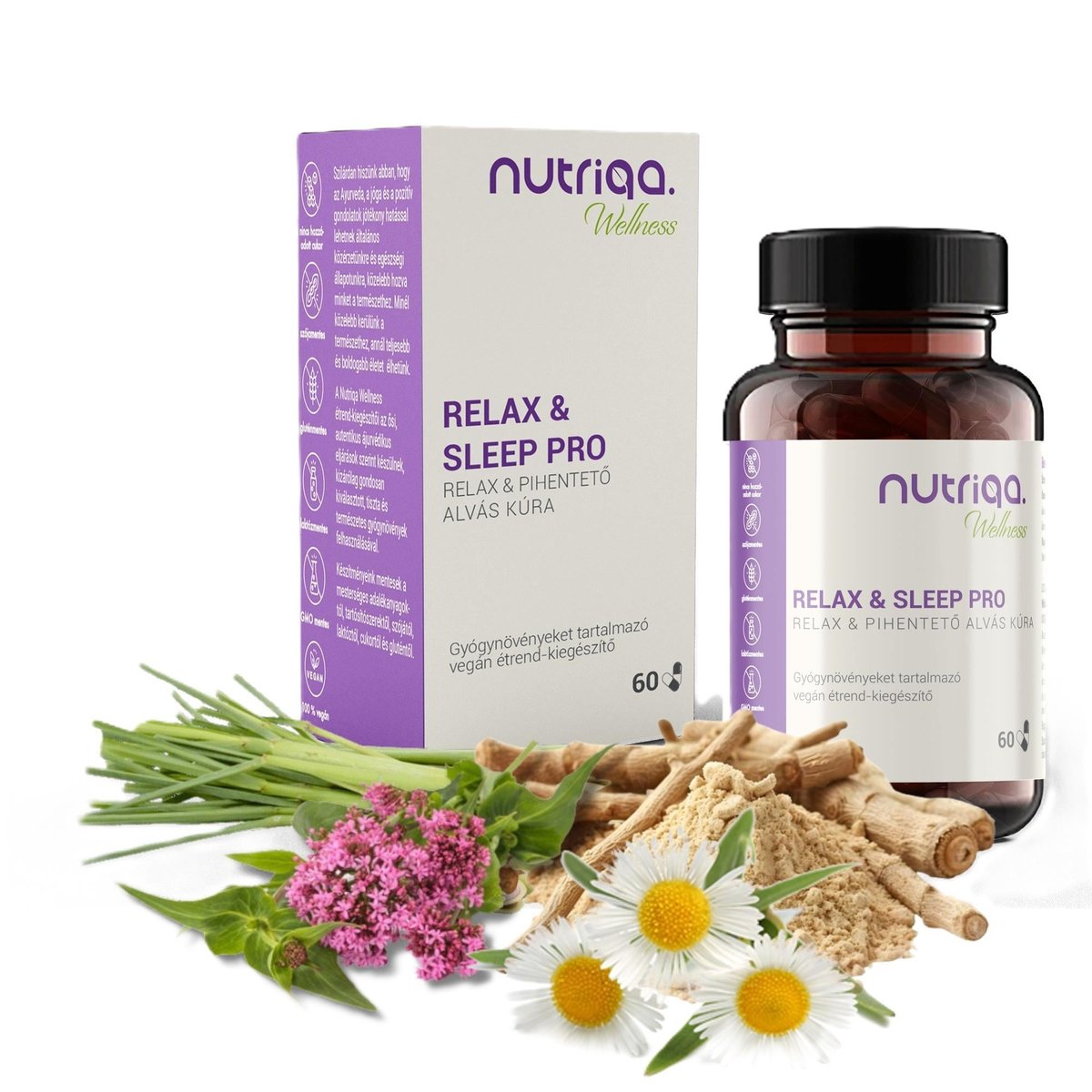 NUTRIQA Wellness Relax & Sleep Pro kapszulák (60db)