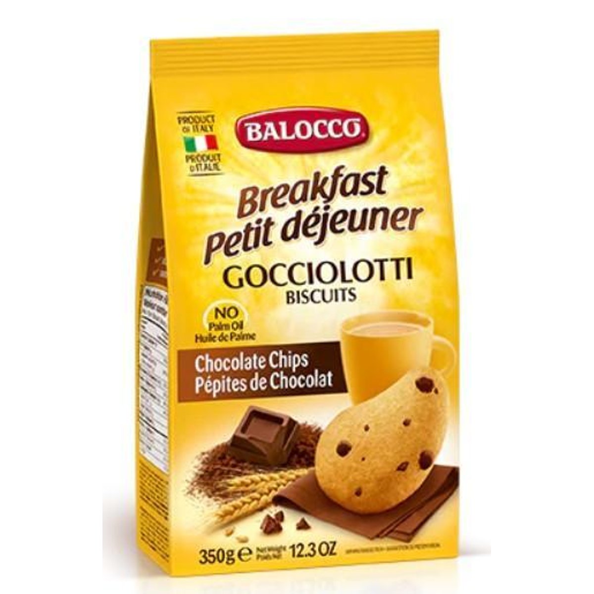 Balocco Gocciolotti reggeliző keksz csokoládé darabkákkal