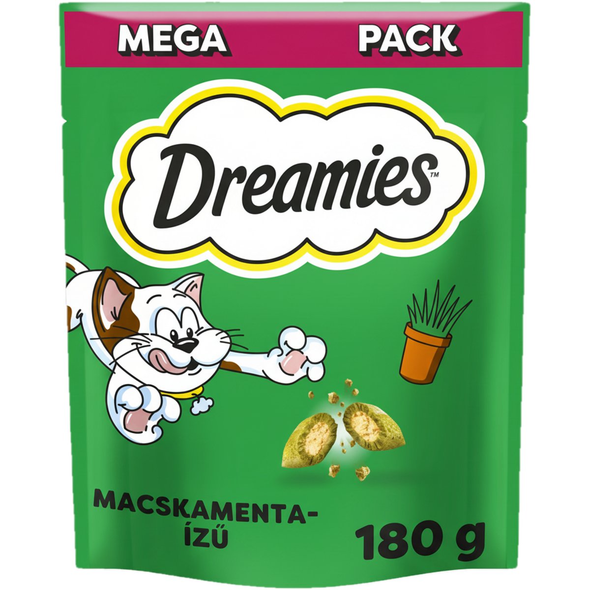 Dreamies jutalomfalat macskáknak, macskamenta