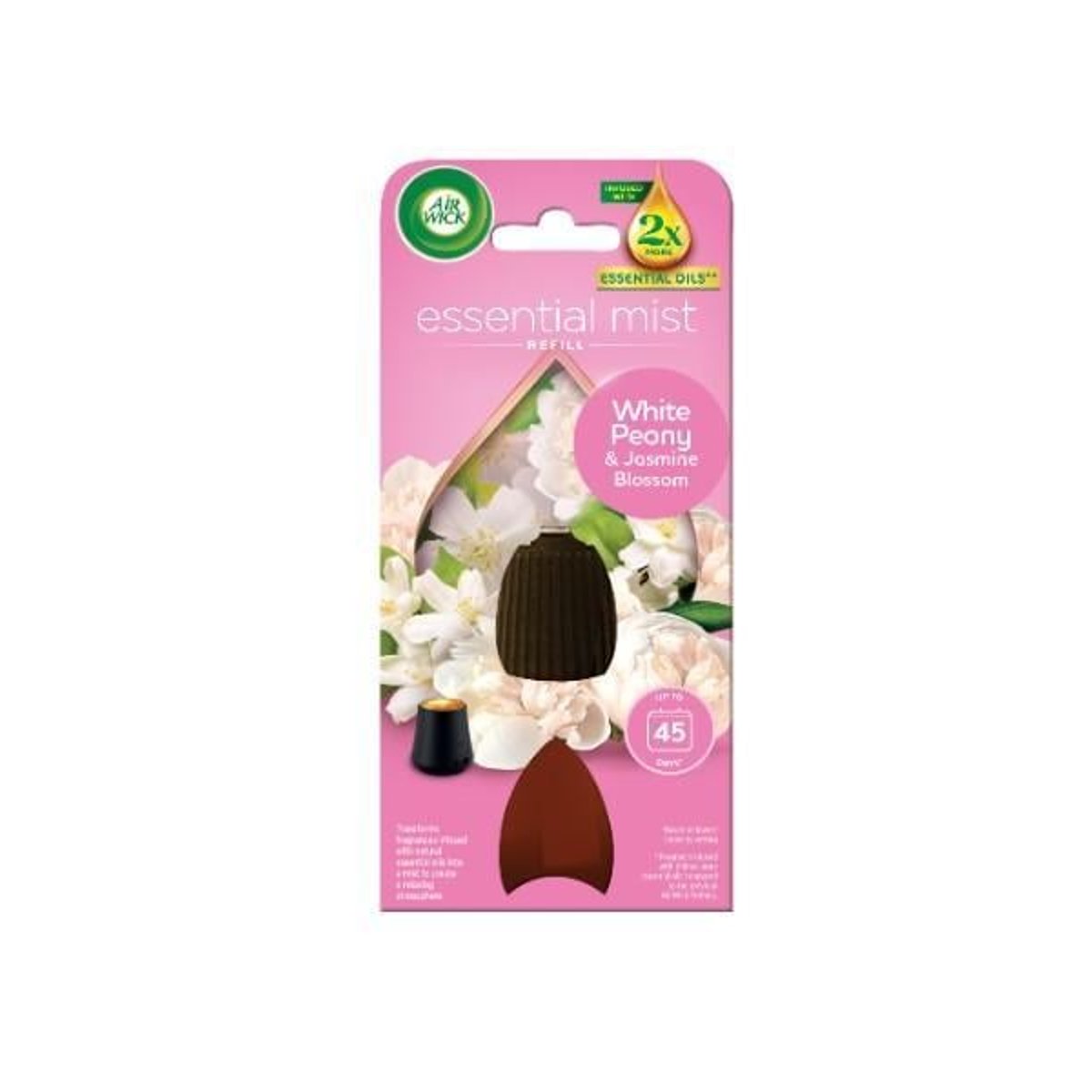 Air Wick Aroma Diffúzor utántöltő, Fehér bazsarózsa és jázminvirág illat, 20ml