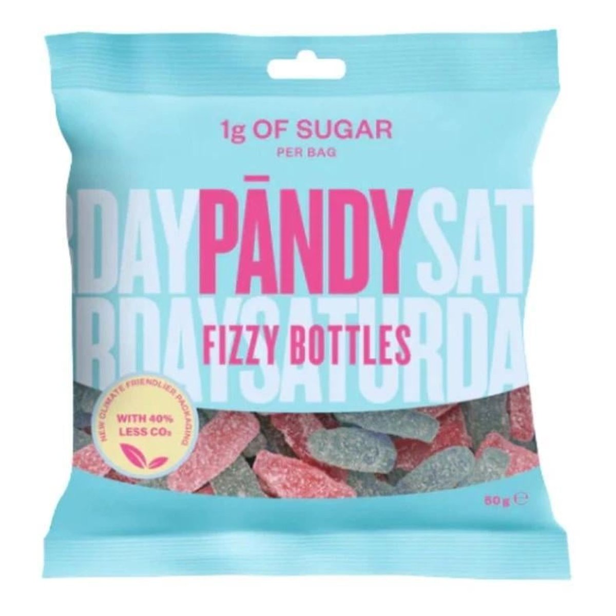 PÄNDY Gumicukor Fizzy Bottles