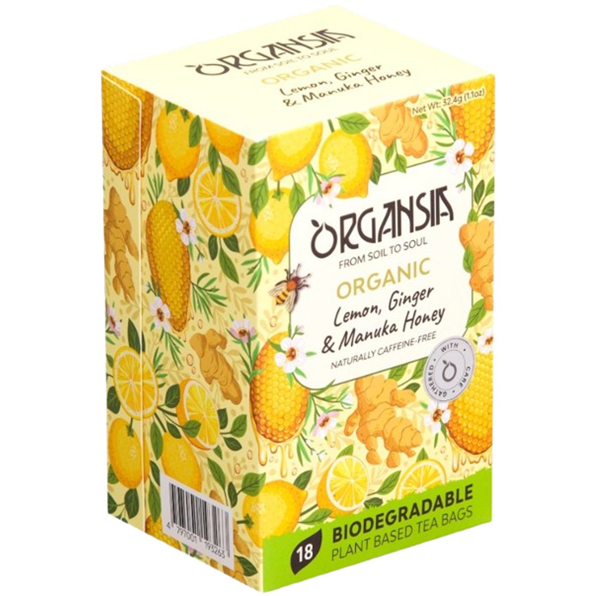 Organsia BIO Citrom Gyömbér Maunka méz tea