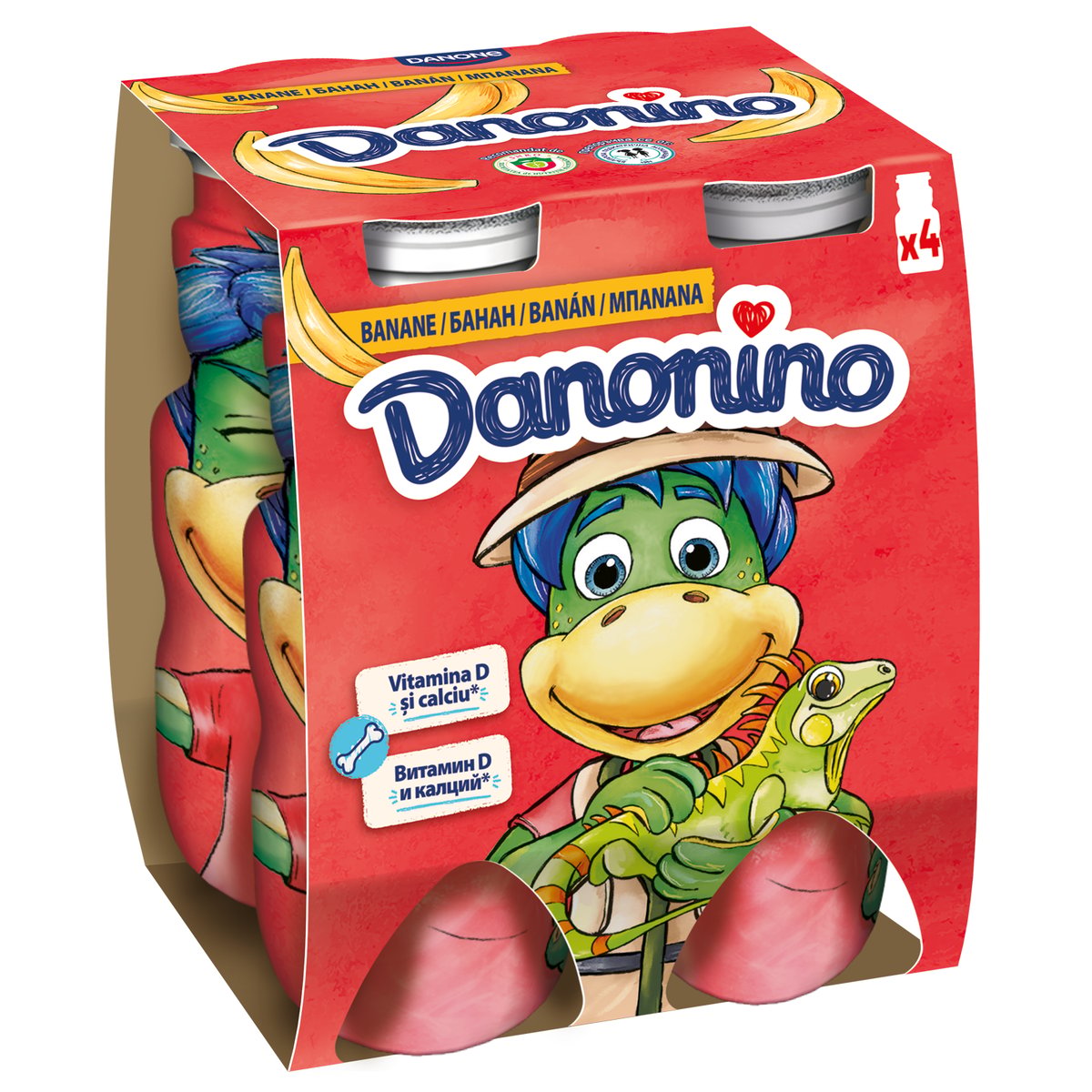 Danonino Banános ital (4x100g)