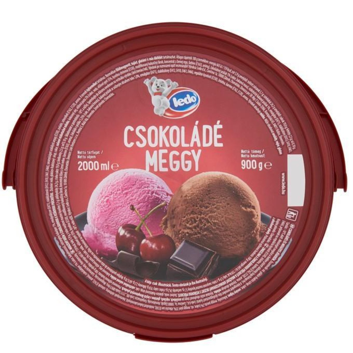 Ledo Csokoládé-meggy jégkrém