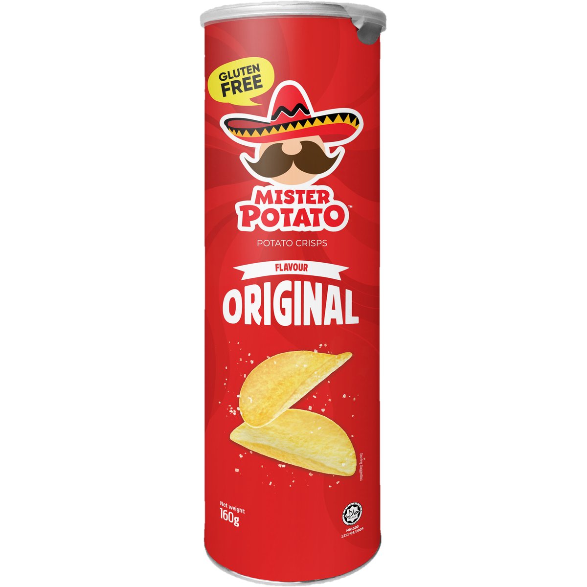 Mister Potato chips Original, enyhén sós ízben