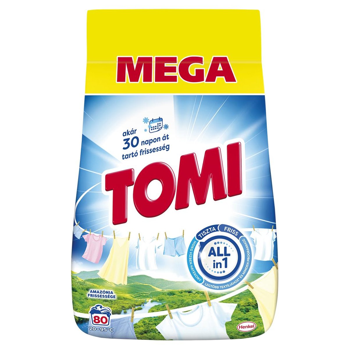 Tomi Amazónia Frissessége mosópor 4 kg