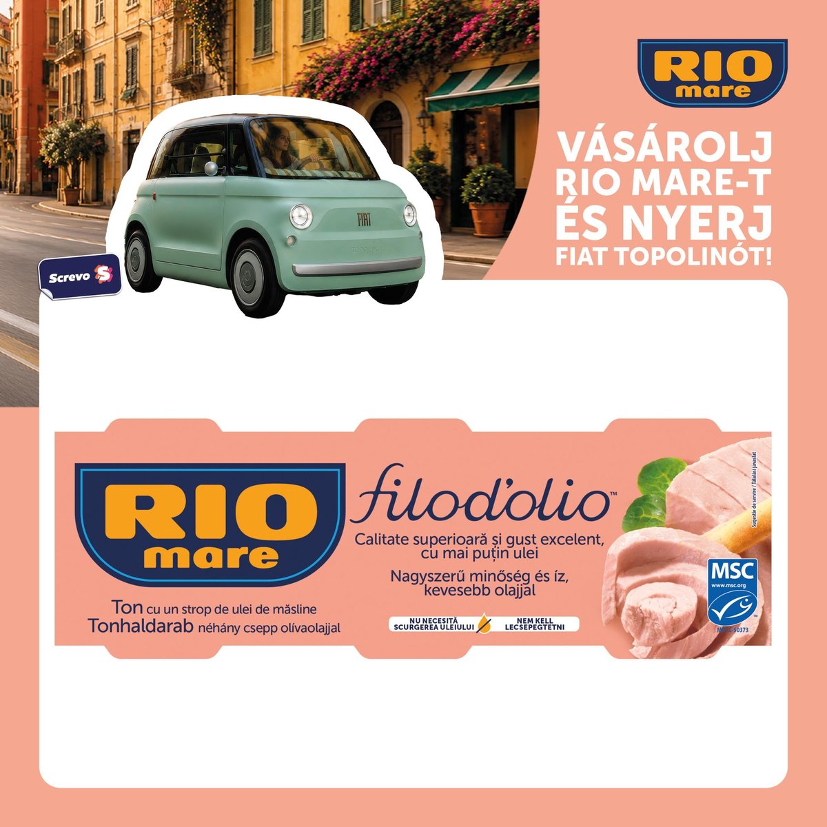 Rio Mare Tonhal olívaolajban Filodolio