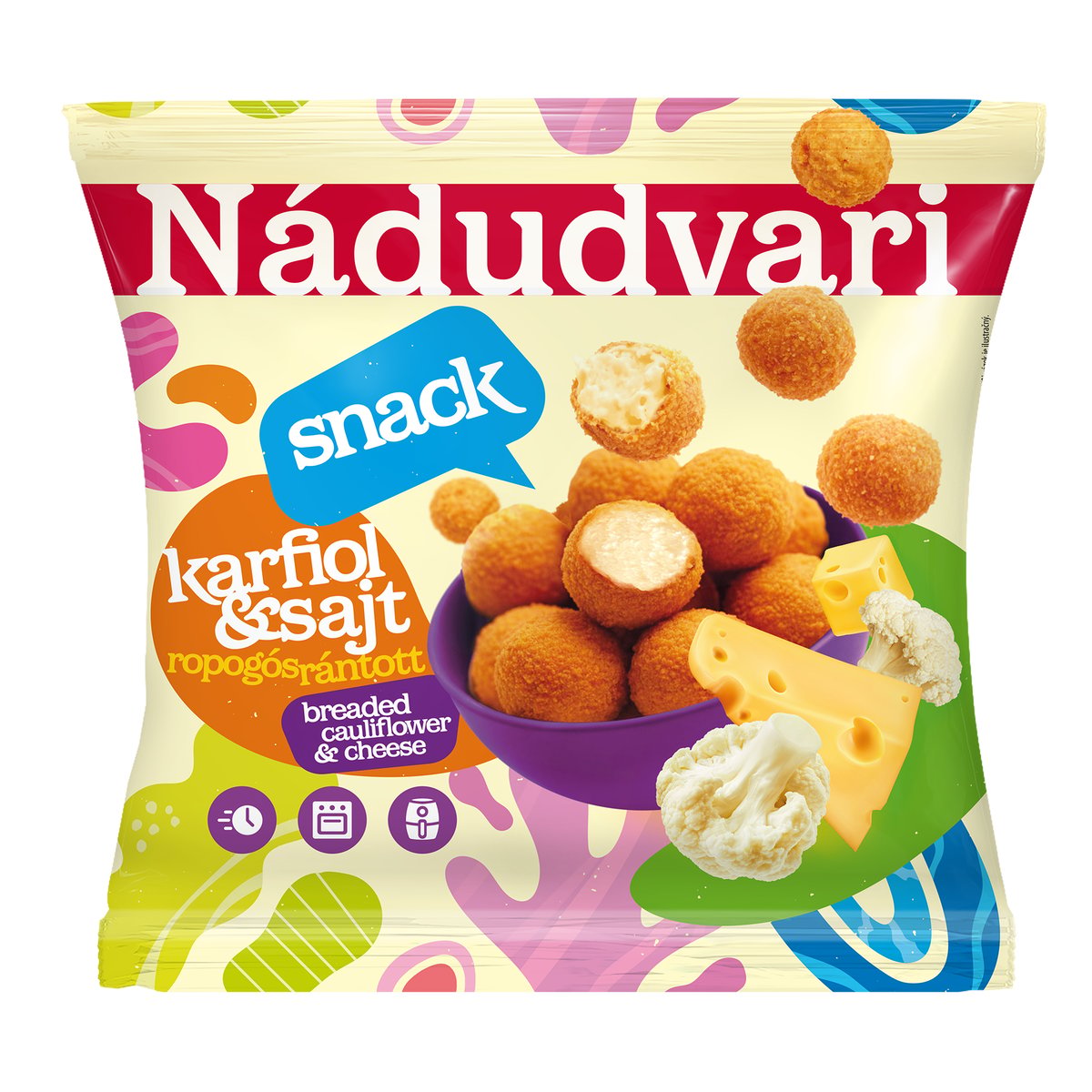 Nádudvari rántott karfiolgolyó sajttal