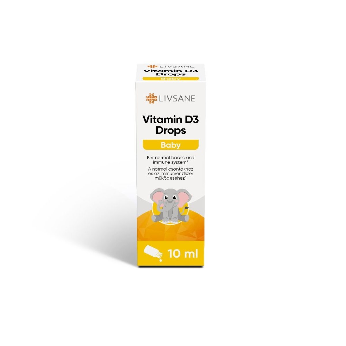 LIVSANE Vitamin D3 drops baby folyadék 10ml
