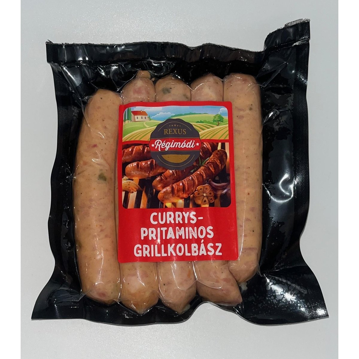 Régimódi currys - pritaminos grillkolbász