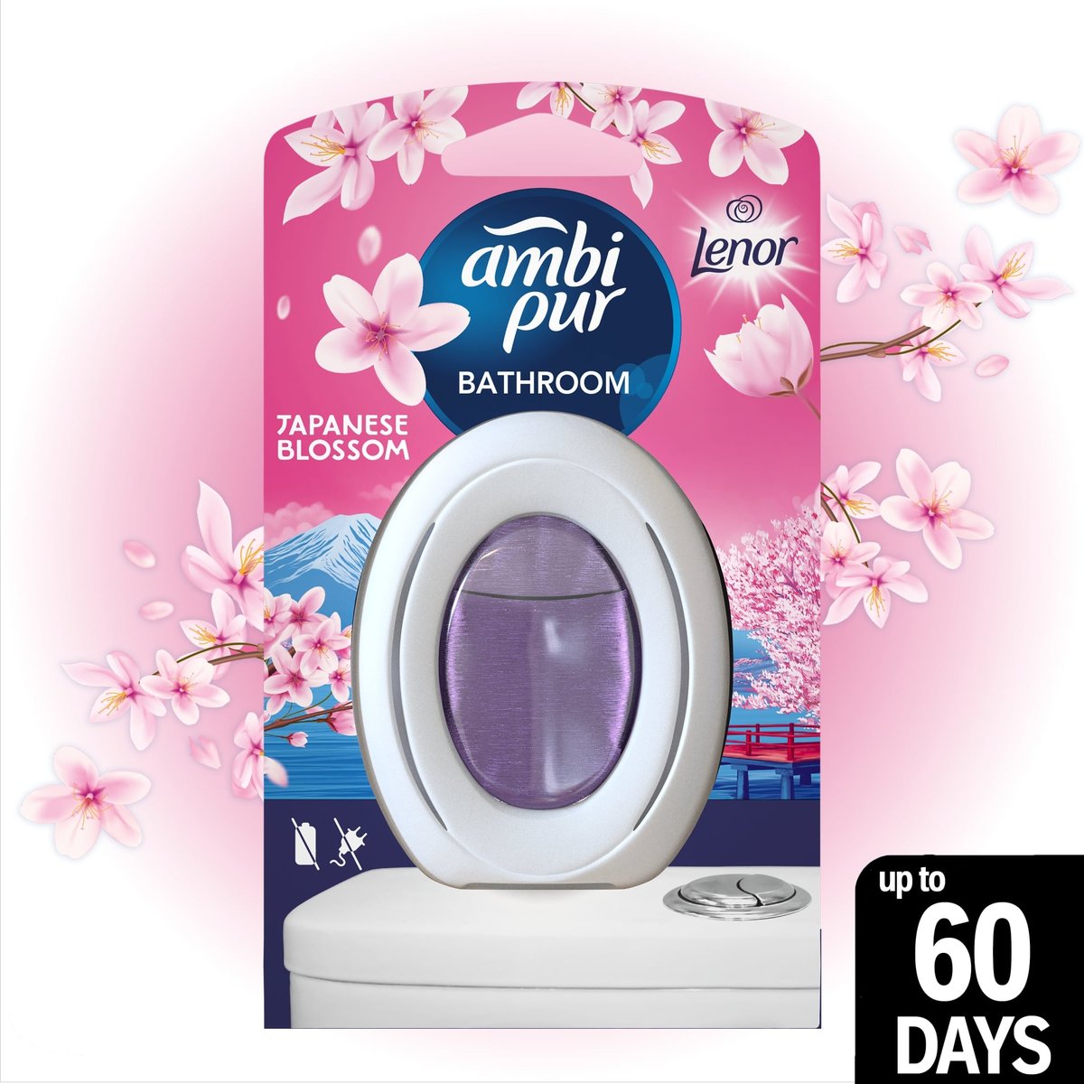 Ambi Pur Fürdőszobai Légfrissítő Japanese Blossom, 1 db