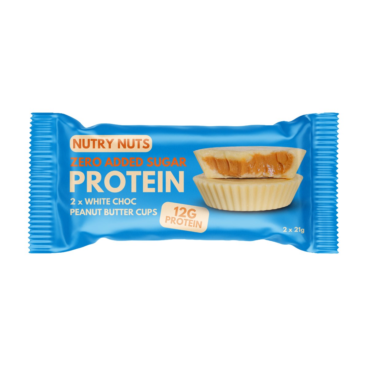 NUTRY NUTS Protein Földimogyoróvajas Csokikorong - Fehércsokis