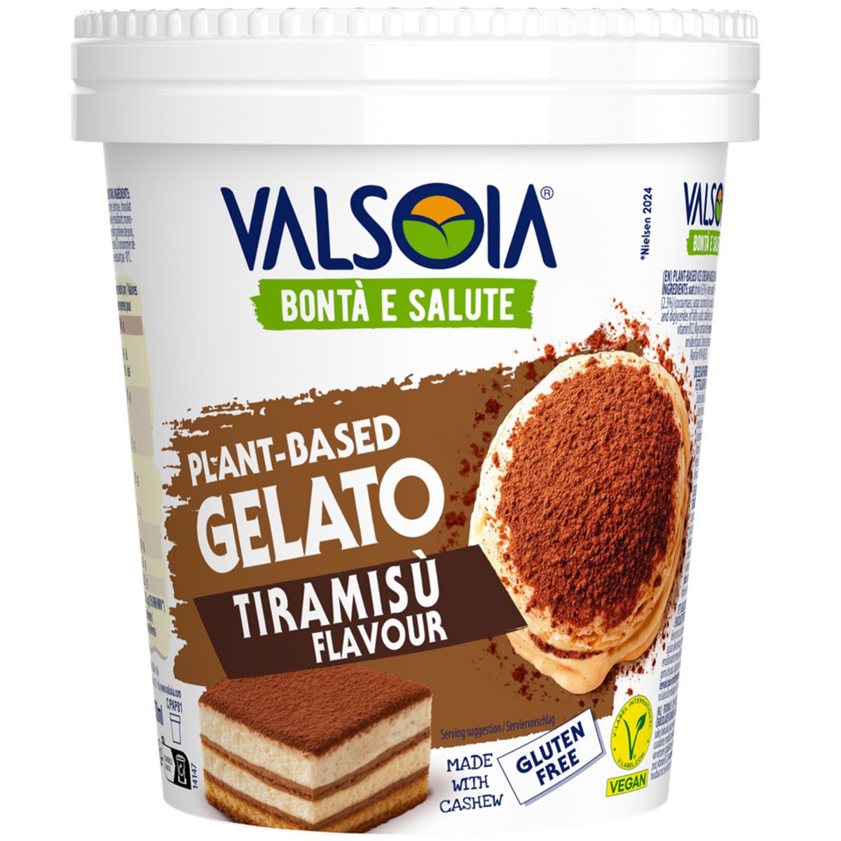 Valsoia Vegán tiramisu ízű poharas jégkrém