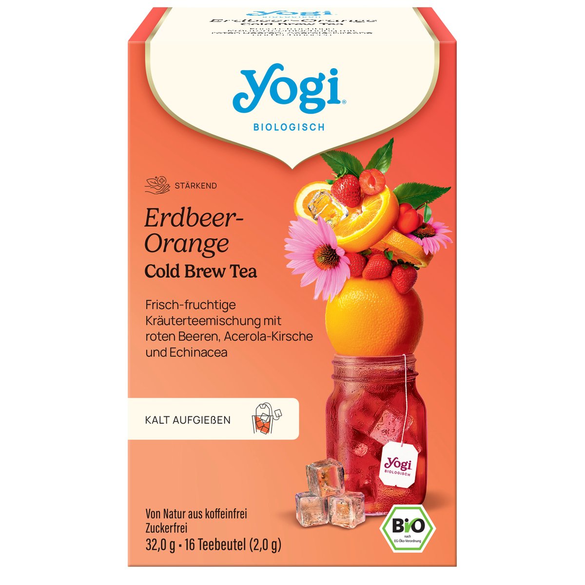 Yogi® Cold brew Epres-narancsos bio jeges tea