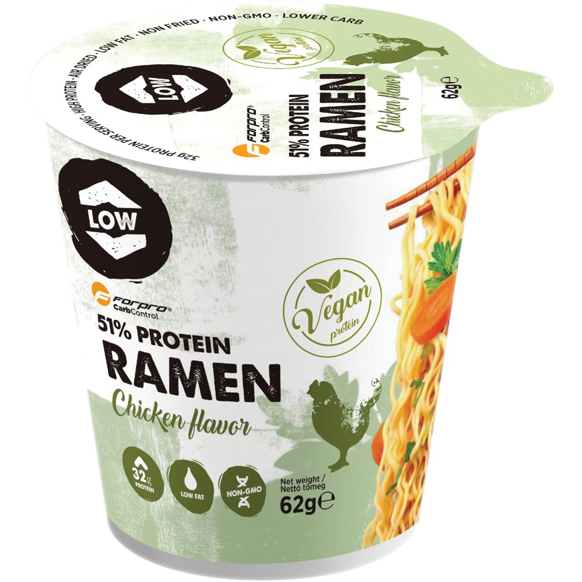 ForPRO 51% Protein Ramen csirke ízesítésű