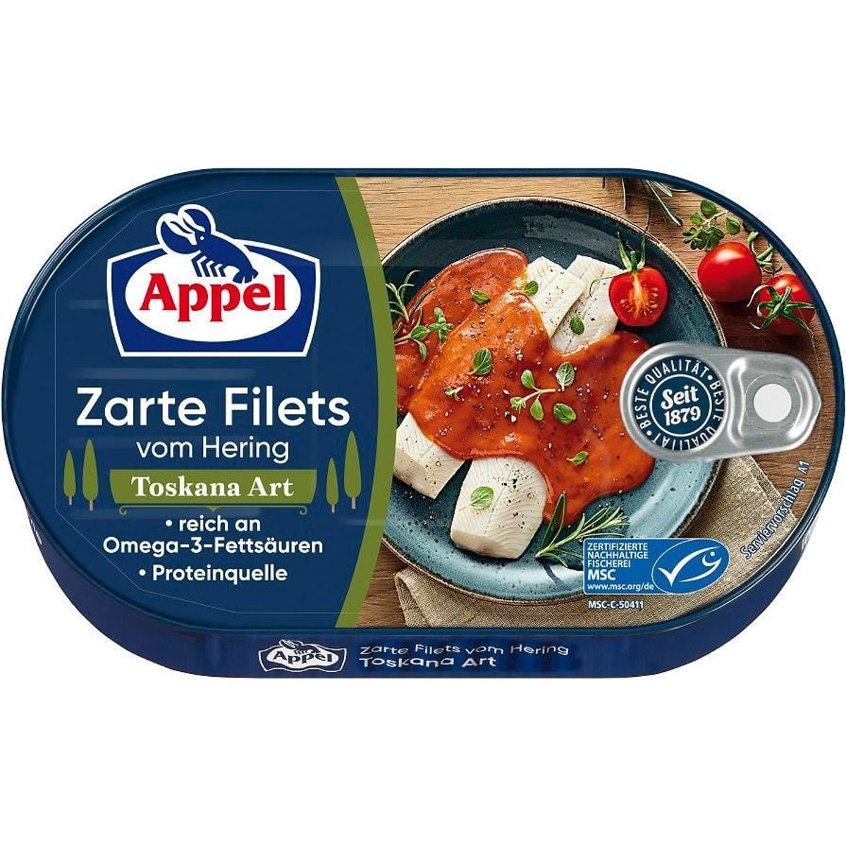 Appel Heringfilé Toscan szószban