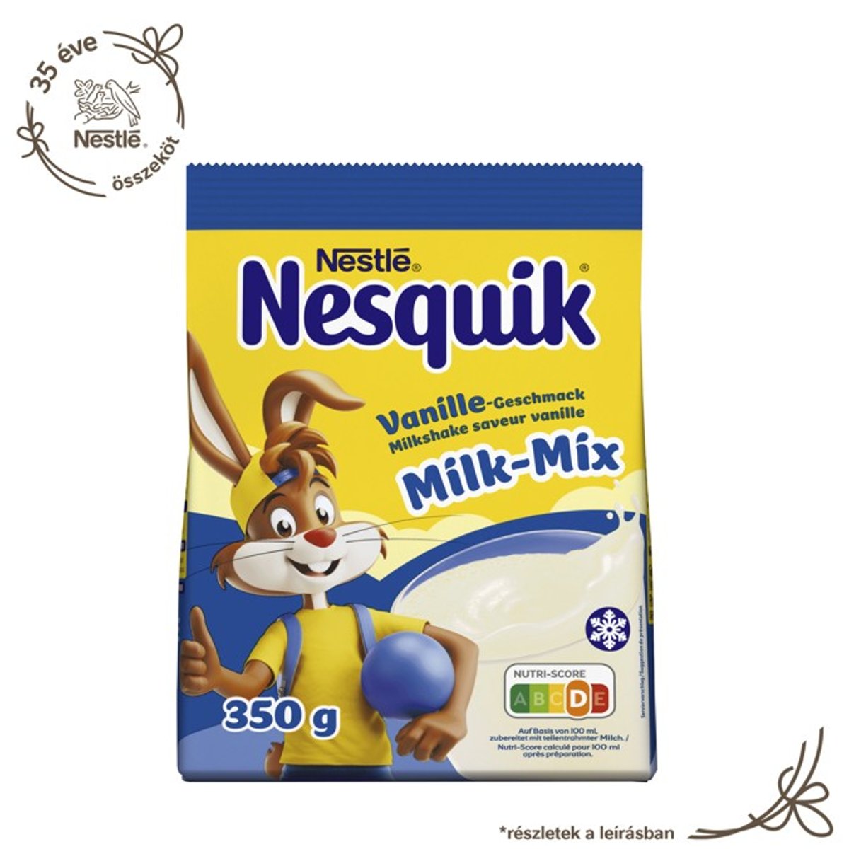 NESQUIK Vanilla Milk Mix: Vaníliás ízű ízesítő italpor