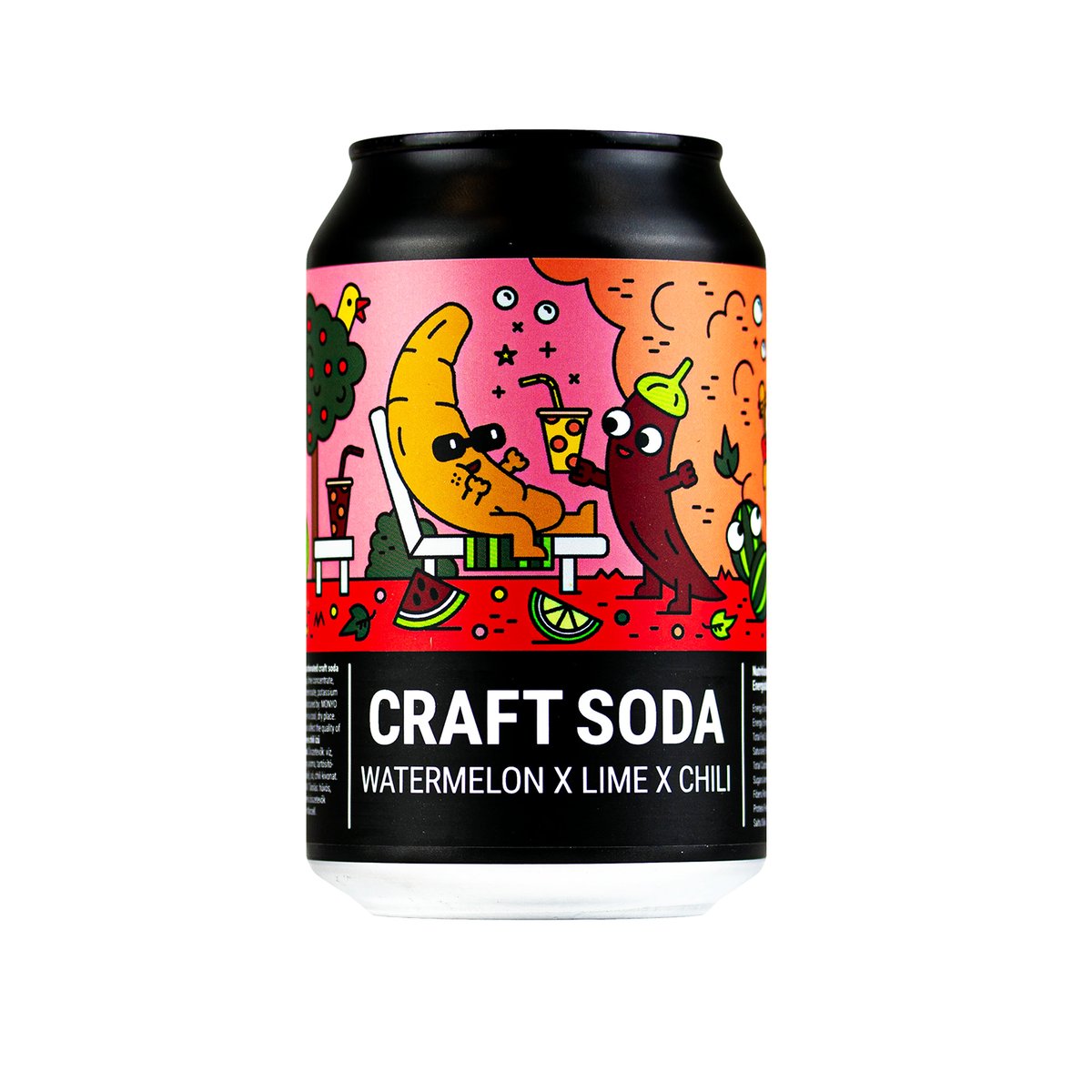 Monyo x Kifli Kollab - Swicy Watermelon x Kaffir Lime x Chili Soda