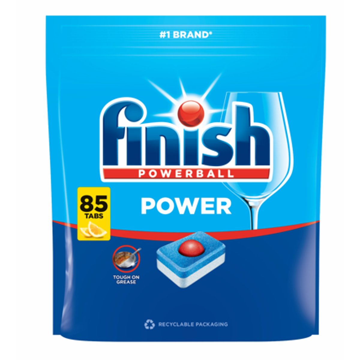 Finish Power All in 1 mosogatógép tabletta citromos illatú