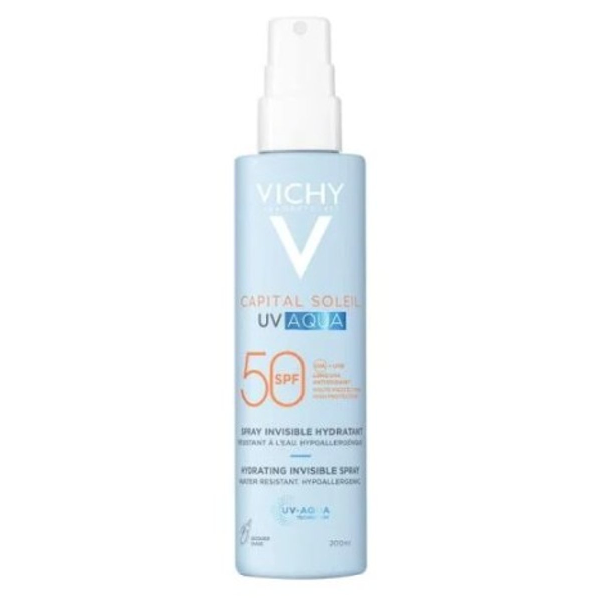 Vichy Capital Soleil UV Aqua hidratáló napvédő spray SPF50 200ml