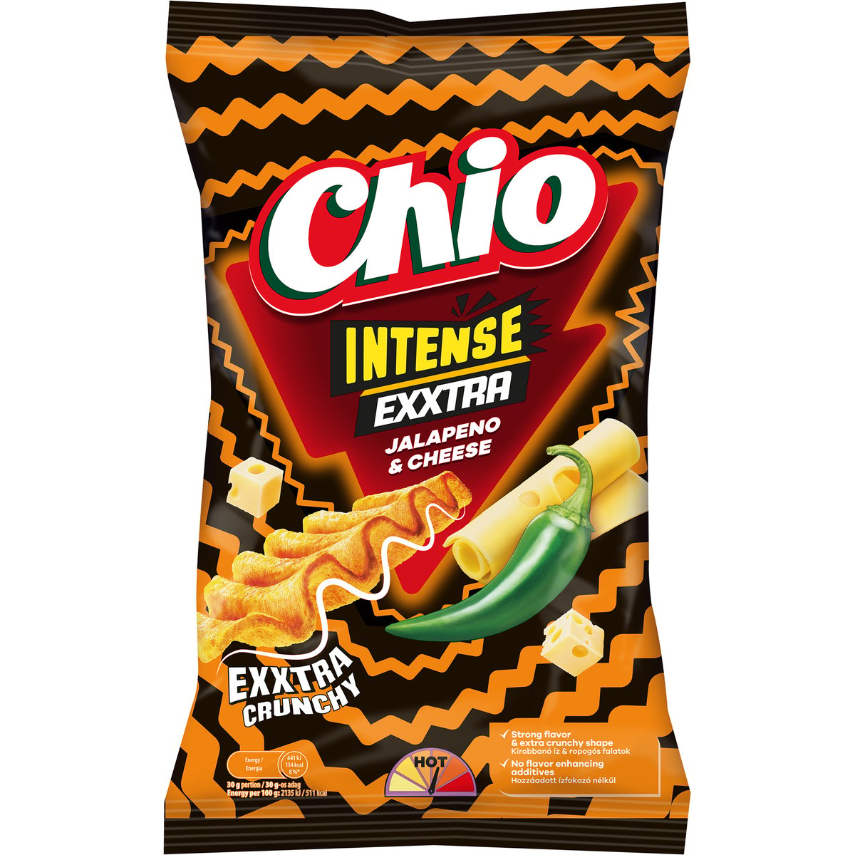 Chio Chips Intense Jalapeno and Cheese